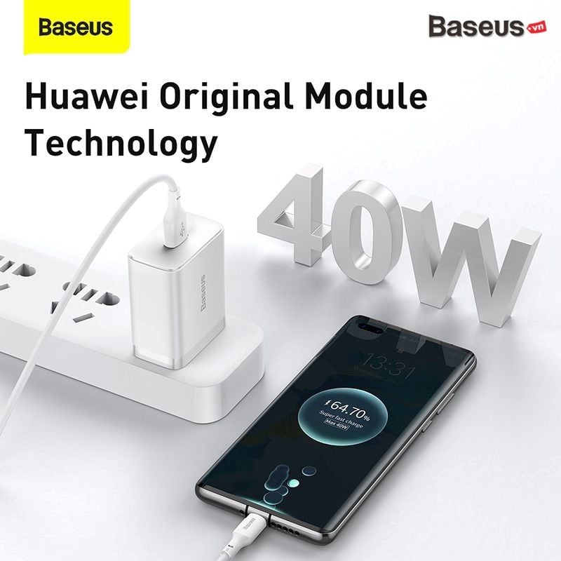 Bộ sạc nhanh Baseus Super Fast Charger (Huawei Module)