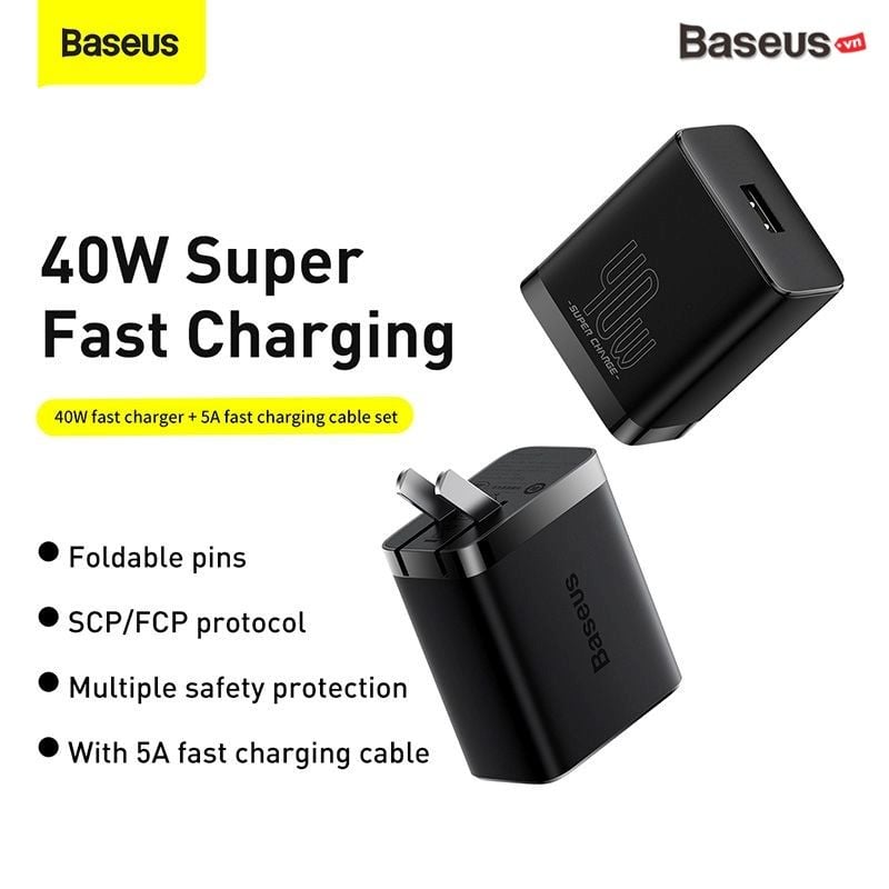 Bộ sạc nhanh Baseus Super Fast Charger (Huawei Module)