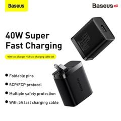 Bộ sạc nhanh Baseus Super Fast Charger (Huawei Module)