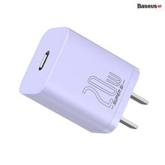 Bộ sạc nhanh, nhỏ gọn Baseus Super Si Quick Charger 20W dùng cho iPhone 12/iP11/XS Max (Type C, 20W/18W, PD/QC3.0 Quick charger)