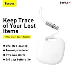 Tag Bluetooth Chống Thất Lạc Baseus T2 Pro Smart Device Tracker (Bluetooth, 365 days battery life, 2 Way Tracker, App Control, Anti-loss Alarm Device)