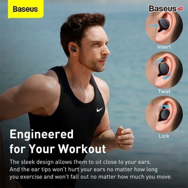 Tai Nghe Bluetooth Baseus W11 TWS True Wireless Earphones