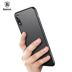 Ốp lưng Siêu mỏng, Chống bám vân tay Baseus Wing Case LV167 cho XR/ XS/ XS Max ( 0.45mm Ultra Thin Hard Plastic Wing Case)