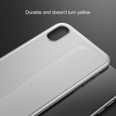 Ốp lưng Siêu mỏng, Chống bám vân tay Baseus Wing Case LV167 cho XR/ XS/ XS Max ( 0.45mm Ultra Thin Hard Plastic Wing Case)