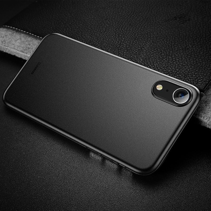 Ốp lưng Siêu mỏng, Chống bám vân tay Baseus Wing Case LV167 cho XR/ XS/ XS Max ( 0.45mm Ultra Thin Hard Plastic Wing Case)