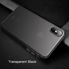 Ốp lưng Siêu mỏng, Chống bám vân tay Baseus Wing Case LV167 cho XR/ XS/ XS Max ( 0.45mm Ultra Thin Hard Plastic Wing Case)