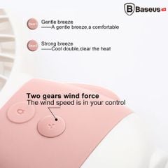 Quạt Mini cầm tay pin sạc hình chú Gấu Baseus  Dharma Bear LV078 (Portable Rechargeable Mini USB Hand Fan)