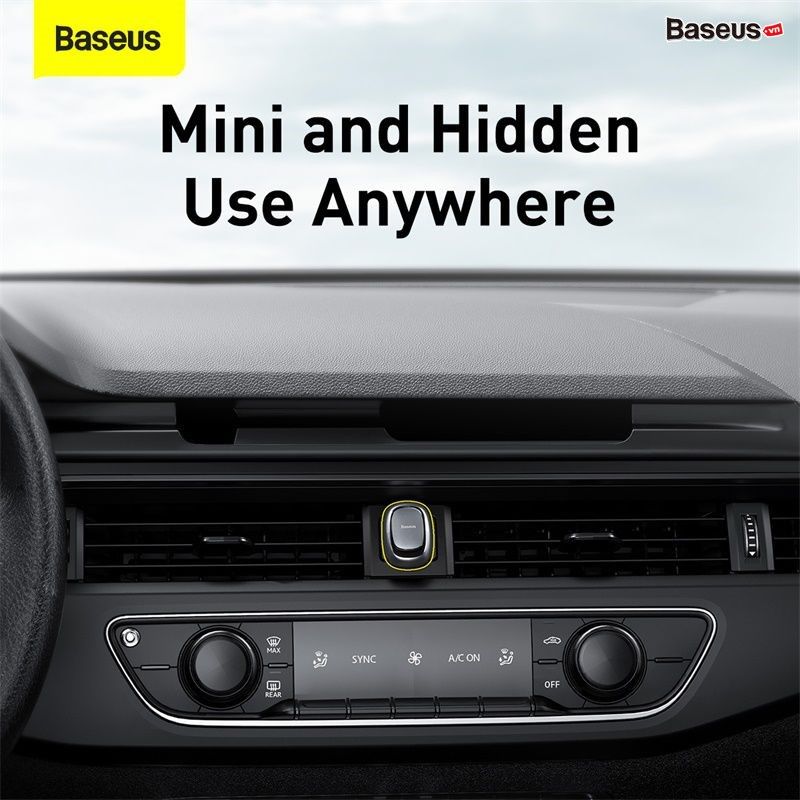 Móc dán Baseus Beetle – Bộ 2 cái, hợp kim nhôm, dán 3M chắc chắn, dùng treo đồ trong ô tô và gia đình