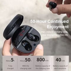 Tai nghe không dây TWS Baseus Encok True Wireless Earphones WM01 Plus (Bluetooth 5.0, Stereo Earbuds, Touch Control, Noise Cancelling)