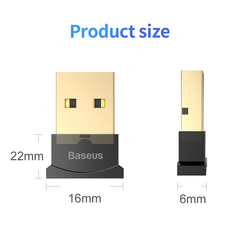 Baseus Mini USB Bluetooth CSR 4.0 Adapter cho máy tính / Laptop Windows (USB Bluetooth Receiver Adapter)