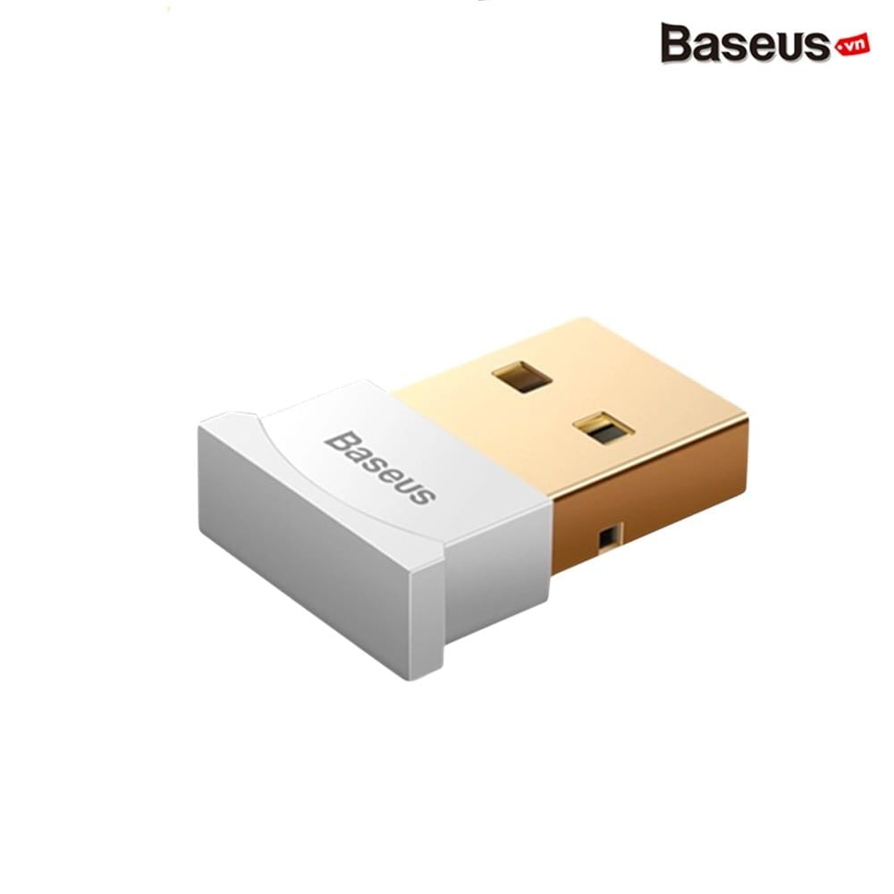 Baseus Mini USB Bluetooth CSR 4.0 Adapter cho máy tính / Laptop Windows (USB Bluetooth Receiver Adapter)