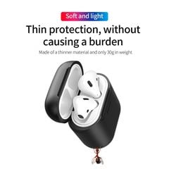 Bao Silicone bảo vệ tích hợp sạc không dây Baseus Wireless Charger dùng cho tai nghe Apple Airpods (Qi Wireless Charger Case)