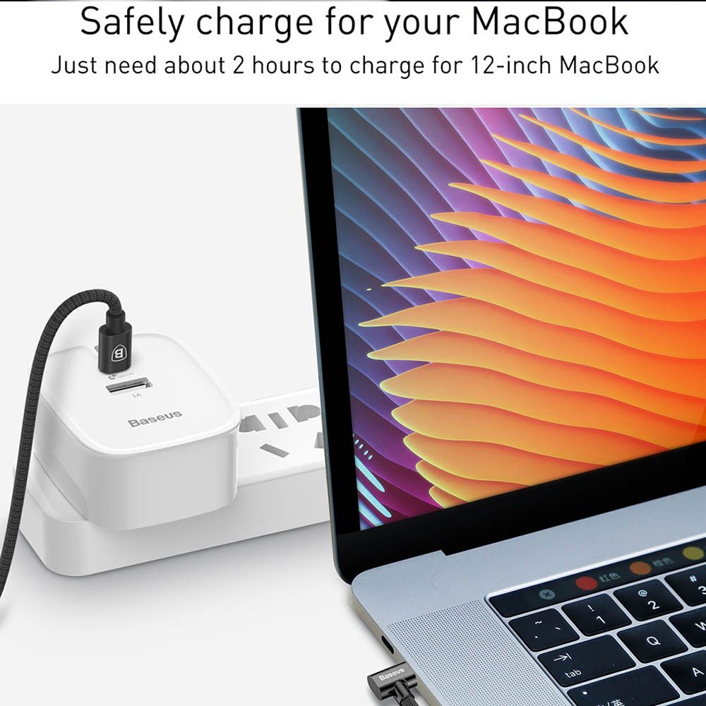 Bộ sạc nhanh 3 chấu Baseus Funzi Type C PD + U Quick charger cho Smartphone/ Tablet/ Macbook (USB + Type C PD Quick charge 3.0)