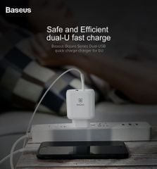 Bộ sạc nhanh đa năng 28W/ 32W Baseus Bojure cho Smartphone/ Tablet/ Macbook (2 Ports , USB + Type C PD Quick charge 3.0)