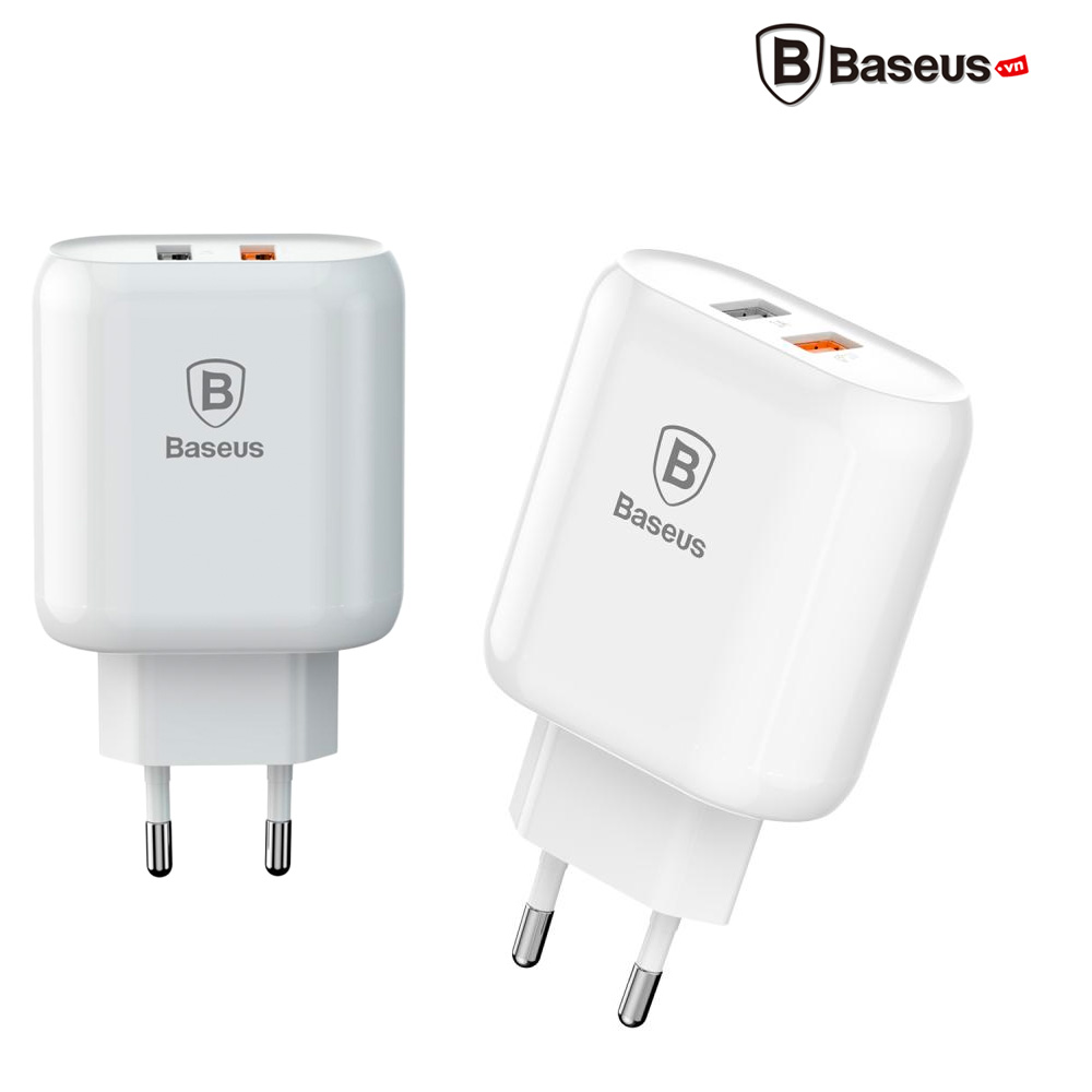 Bộ sạc nhanh đa năng 28W Baseus Bojure Type C PD + USB Quick charge (2
