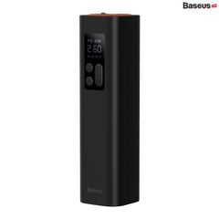 Máy bơm lốp Baseus Super Mini – 150PSI, 30L/phút, LED hiển thị, nhỏ gọn, dùng cho ô tô, xe máy, xe đạp