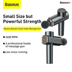 Máy massage cầm tay Baseus Booster Dual Mode (massage Gun, Đa năng và mạnh mẽ)