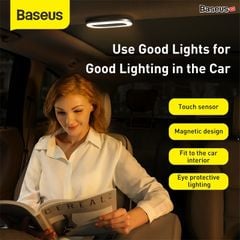 Đèn đọc sách pin sạc dùng trong xe hơi Baseus Bright Car Reading Light (400mAh, 3 hours, Magnetic Dock, Touch Sensor)