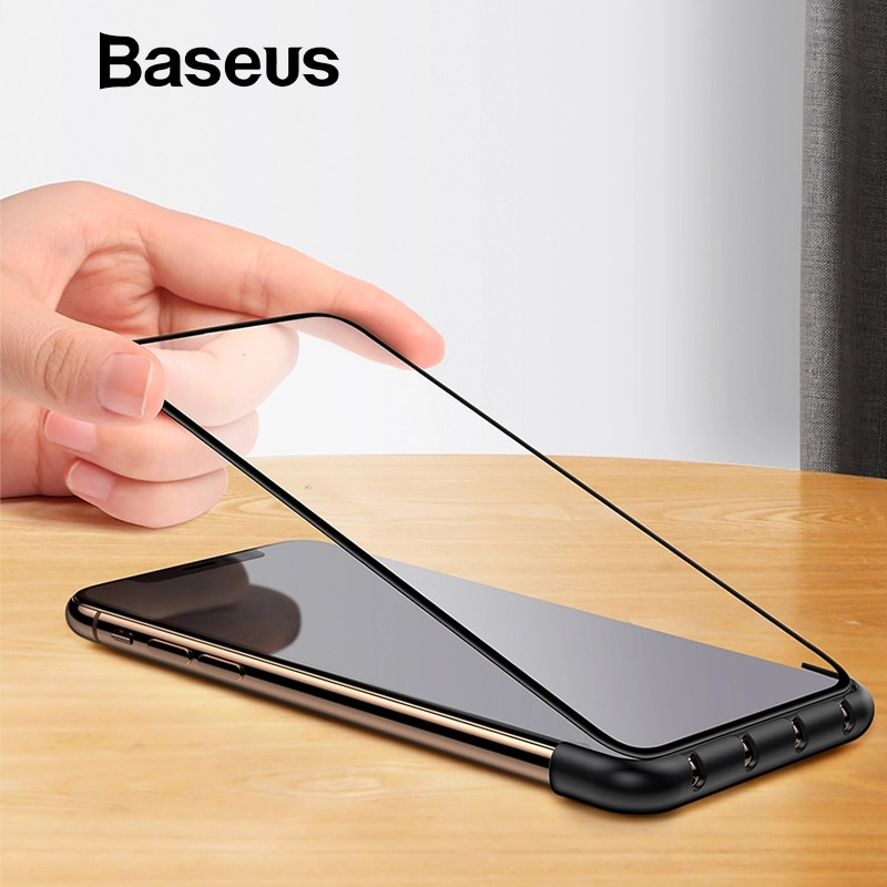 Bộ cố định dây cáp & hỗ trợ dán kính Baseus LV378 – cho iPhone X/XS/XR/XS Max, giữ cáp gọn gàng, dán màn chuẩn xác