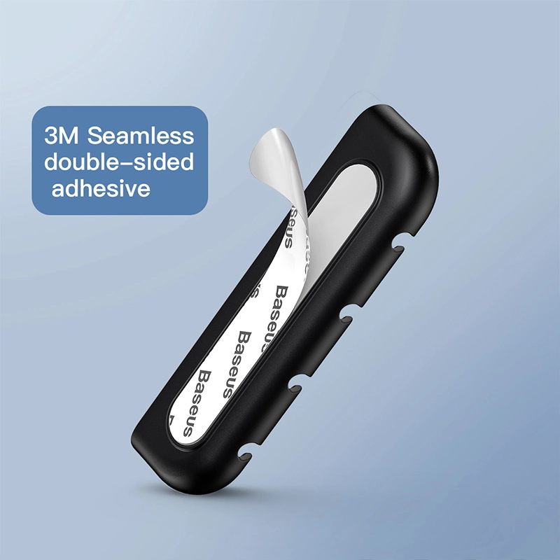 Bộ cố định dây cáp & hỗ trợ dán kính Baseus LV378 – cho iPhone X/XS/XR/XS Max, giữ cáp gọn gàng, dán màn chuẩn xác