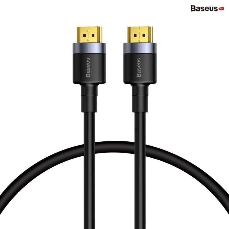 Cáp HDMI 2.0 siêu bền Baseus Cafule HDMI Cable (4K-60Hz/18Gbps, HDMI Male To Male, HDMI Cable, Oxidation and Rust Resistant)