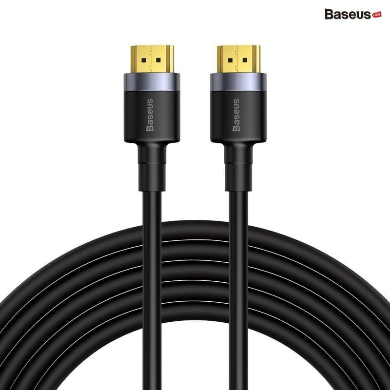 Cáp HDMI 2.0 siêu bền Baseus Cafule HDMI Cable (4K-60Hz/18Gbps, HDMI Male To Male, HDMI Cable, Oxidation and Rust Resistant)