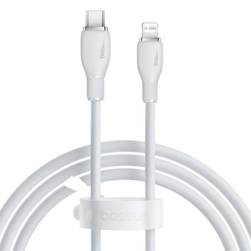 Cáp sạc nhanh C to Lightning 20W cho iPhone 12/13 Baseus Jelly Liquid Silica Gel Fast Charging Data Cable