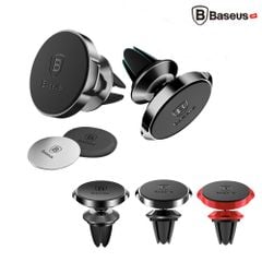 Bộ đế giữ điện thoại nam châm Baseus Magnetic Holader LV170 dùng cho xe hơi (Magnetic Air Vent Car Mount/ Holder)