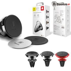 Bộ đế giữ điện thoại nam châm Baseus Magnetic Holader LV170 dùng cho xe hơi (Magnetic Air Vent Car Mount/ Holder)