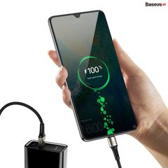 Cáp sạc và truyền dữ liệu siêu bền Baseus Caring Touch Selection 3 in 1 Cable ( USB Type A to USB Type C/ Micro USB/ Lightning  3.5A Fast Charging & Sync Data Cable)