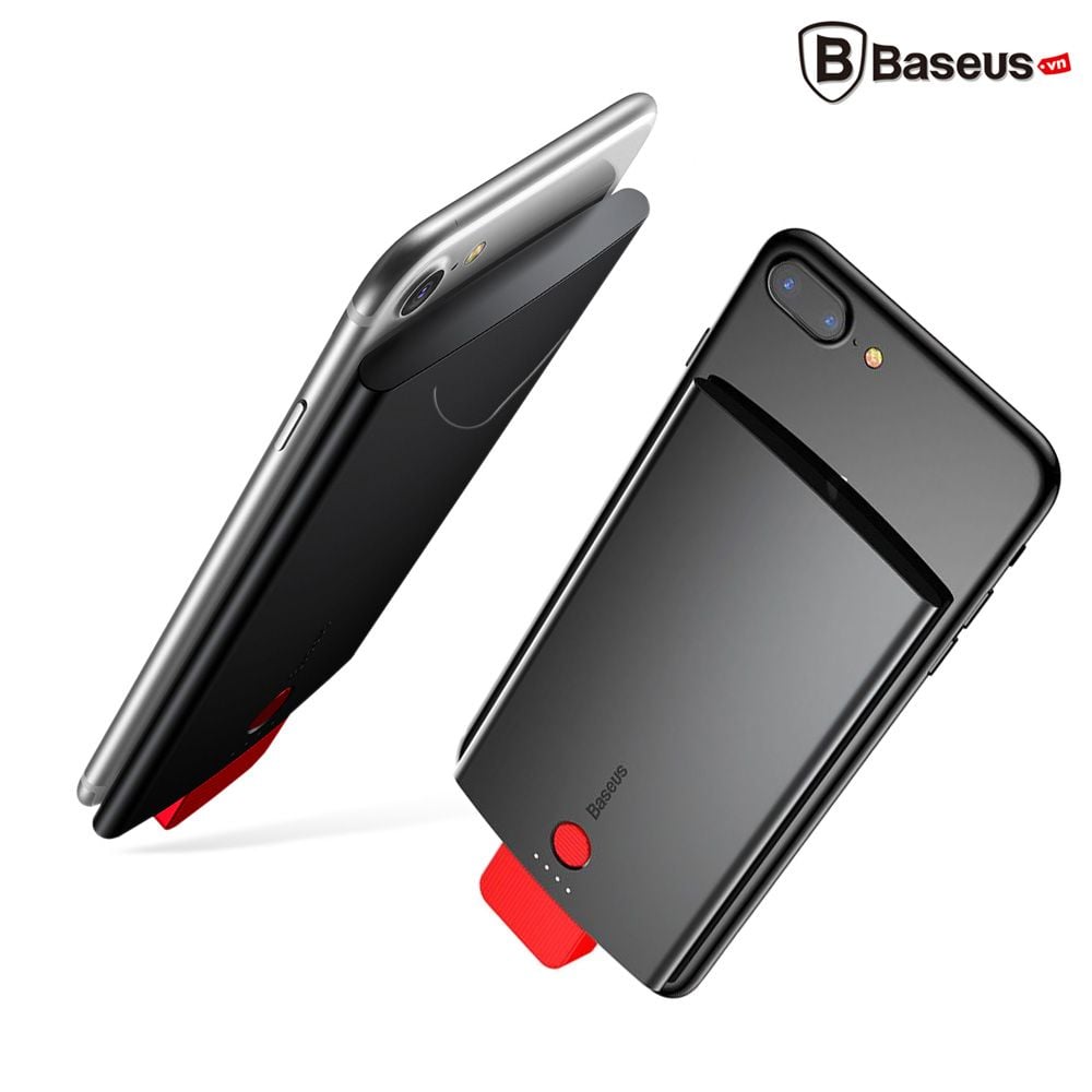 Pin Sạc dự phòng ốp lưng Baseus cho iPhone 6/ 7/ 8/ iPhone X (Power Bank Backpack 4000mAh, Fast Charge, 2.1A max)