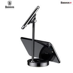 Bộ đế giữ điện thoại để bàn Baseus Circular Steady Multi-purpose Desktop Magnetic Bracket (360 Degree Rotation Magnetic Bracket)