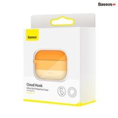 Case Silicone chống sốc, chống trầy xước cho Airpods Pro Baseus Cloud Hook Silica Gel Protective Case (Soft TPU, Oil stain and Fingerprint)