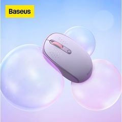 Chuột không dây Baseus F01B – 3 chế độ: 2.4GHz/Bluetooth 5.0/3.0, 1600dpi, dùng cho laptop, MacBook, iPad