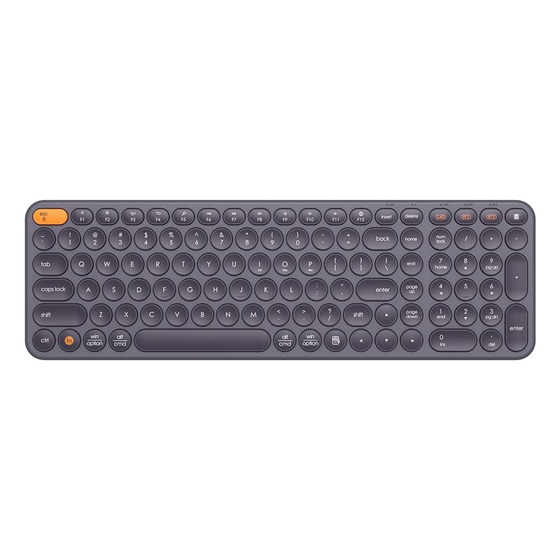 Bàn Phím Không Dây Baseus Creator Wireless Tri-Mode Keyboard cho Laptop/Macbook/iPad (2.4GHz/Bluetooth, Kết nối 3 thiết bị, Thiết Kế Tiện Dụng Với Độ Bền Cao)