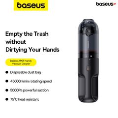 Máy Hút Bụi Cầm Tay Không Dây Baseus AP01 Handy Vacuum Cleaner (5000Pa, 85W, 6000mAh, 65dB)