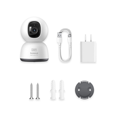 Camera Quan Sát Baseus Security P1 Lite Indoor Camera 2K (Zoom 8X, 2.4G/5G Wifi, Xoay Ngang 360°, Dọc 90°)