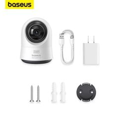 Camera Quan Sát Baseus Security P1 Pro Indoor Camera 3K (Zoom 8X, 2.4G/5G Wifi, Xoay Ngang 360°, Dọc 90°, Phát Hiện Trẻ Em Khóc)