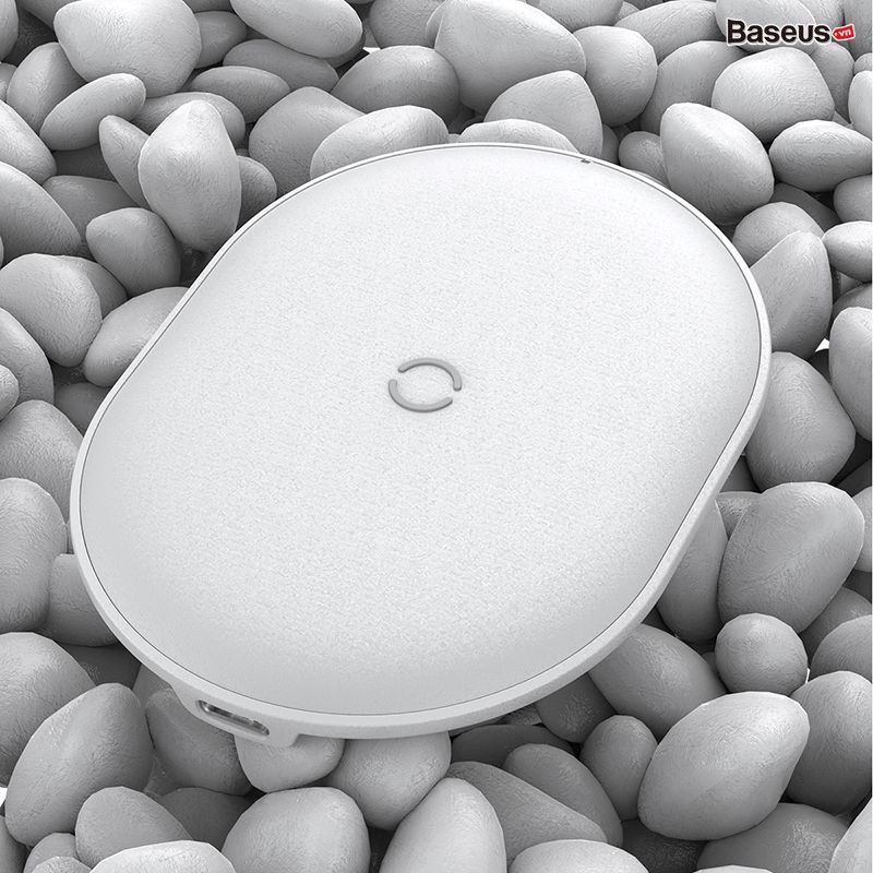 Đế sạc nhanh không dây Baseus Cobble Wireless Quick Charger 15W cho iPhone/ Samsung/ Xiaomi/ Oppo/ Vivo (Wireless Quick Charge)