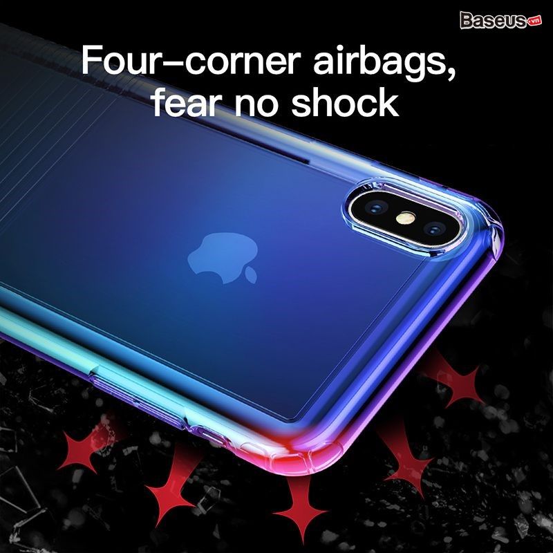 Ốp lưng chống sốc Baseus Colorful Airbag Protection Case cho iPhone X/ XR/ XS Max