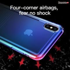 Ốp lưng chống sốc Baseus Colorful Airbag Protection Case cho iPhone X/ XR/ XS Max