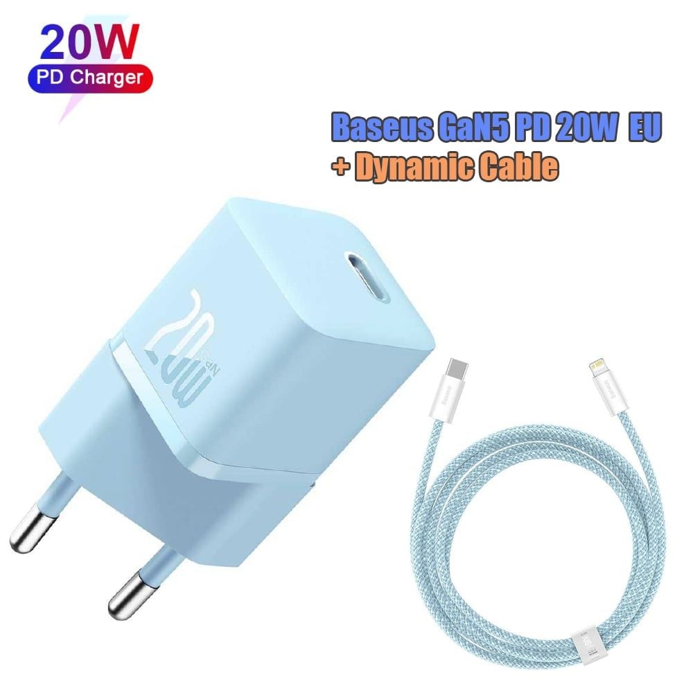 Củ Sạc Nhanh Baseus GaN5 Fast Charger Mini 1C 30W Cho iPhone 14 13 12 11 Pro Max (Nhỏ gọn, sạc nhanh PD/Quick Charge)