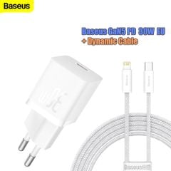 Củ Sạc Nhanh Baseus GaN5 Fast Charger Mini 1C 30W Cho iPhone 14 13 12 11 Pro Max (Nhỏ gọn, sạc nhanh PD/Quick Charge)