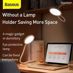 Đèn đọc sách bảo vệ mắt Baseus Comfort Reading Lamp (1800mAh, Touch Control, Brightness Adjustment, Ra90/4000K Natural Light, Hose Desk Lamp)