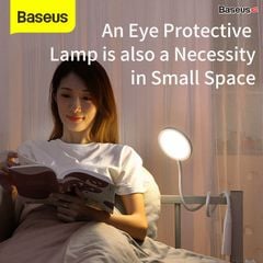 Đèn đọc sách bảo vệ mắt Baseus Comfort Reading Lamp (1800mAh, Touch Control, Brightness Adjustment, Ra90/4000K Natural Light, Hose Desk Lamp)