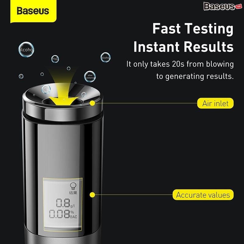 Máy đo nồng độ cồn Baseus Digital Alcohol Tester