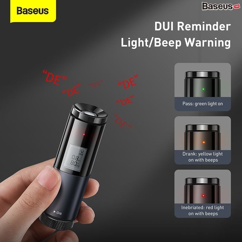 Máy đo nồng độ cồn Baseus Digital Alcohol Tester