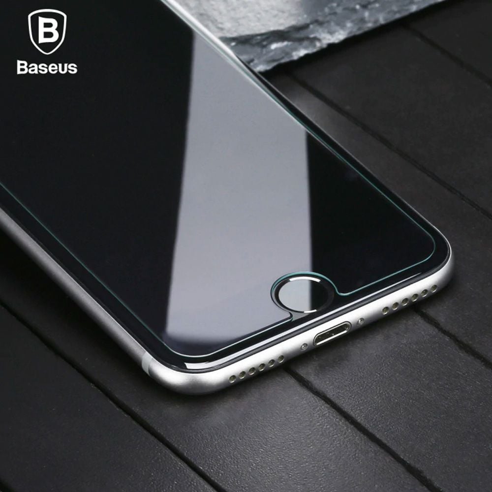 Kính cường lực siêu mỏng Baseus LV263 dùng cho iPhone 6/ 7/ 8/ Plus (0.15mm, Ultra Thin Tempered Glass Screen Protector)