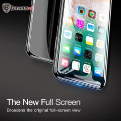 Kính cường lực 4D Baseus LV160 cho iPhone X / XS (0.3mm, Ultra Thin, 4D Tempered Glass / Screen Protector)