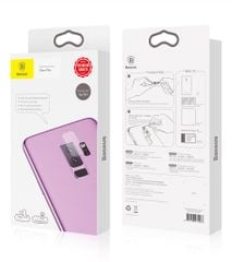 Kính cường lực 5 lớp chống trầy Camera Baseus Sapphire LV223 cho Samsung Galaxy S9/ S9 Plus (0.15 mm, 5D, 9H, Scratch Proof Camera Lens Protector)